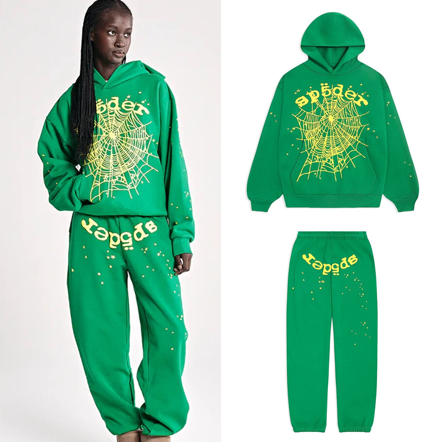 Sp5der Hoodie Suit