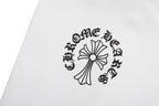 Chrome Hearts Letter Printed Long Cross Flower Arm Zipper Sweatshirt 5007