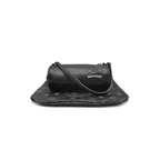 Chrome Hearts Black Triple Cross Patch Grinds Mini Shoulder Bag