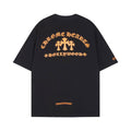 Chrome Hearts Orange Three-Cross Slogan Short Sleeve Tshirt 6129