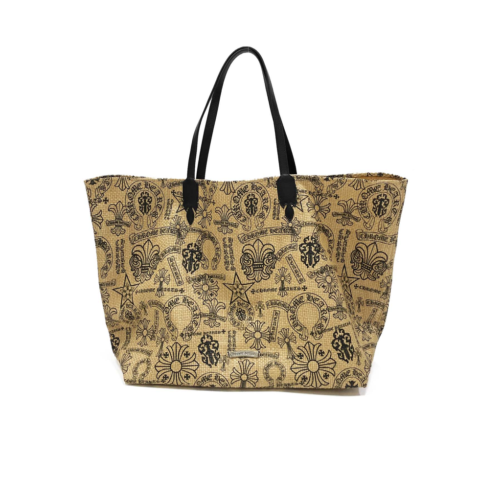 Chrome Hearts Straw Beach Bag