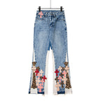 Chrome Hearts Gallery Dept Cross Patch Flare Denim Jeans 8186